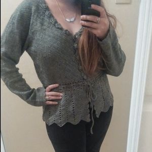 Cute Casual Scoop Neck Winter Top